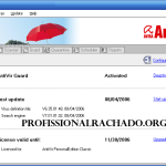 Avira Antivir Virus Crackeado