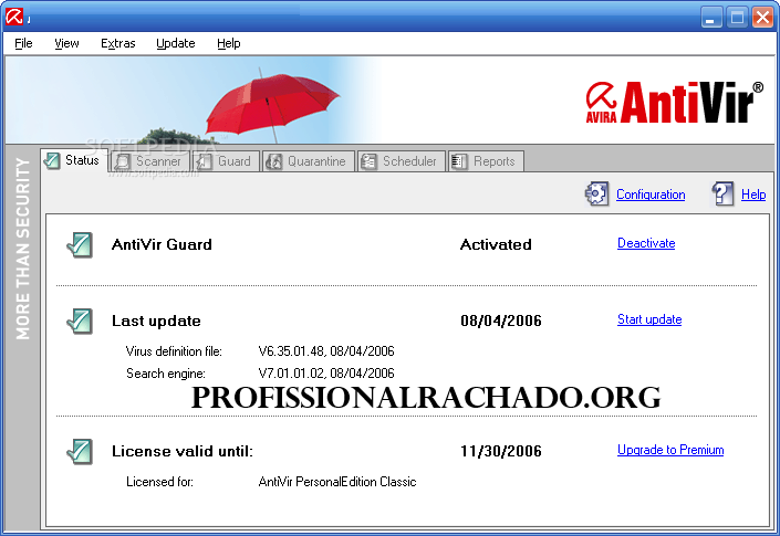 Avira Antivir Virus Crackeado